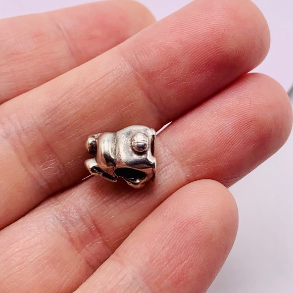 EUC Pandora 790389 Sterling Silver Easter Rabbit Animal Bead/Charm - Retired - Picture 13 of 14